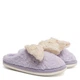 Комнатные тапочки женские Plush лавандовые размер 36/37 - изображение 2
