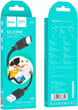 Кабель HOCO X90 Cool silicone charging data cable for Type-C 3A 1m Black - зображення 2