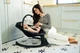 Шезлонг-гойдалка MoMi Kenani Onyx black, BULE00038 - зображення 8