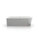 Ванна акрилова Knief XS Corner Right 165x65, щілинний перелив - изображение 1