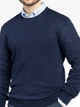 Джемпер чоловічий синій з додаванням вовни Arber Crew-neck FF N-AVT83 M зріст 4 синій (M10.42.09.531) - изображение 5