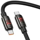 Дата кабель HOCO U143 Joy Type-C to Type-C 240W (1.2m) (Black) (243431) - изображение 3