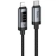 Дата кабель HOCO U148 Lord with display Type-C to Lightning 27W (1.2m) (Black) (243537) - изображение 1
