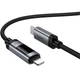 Дата кабель HOCO U148 Lord with display Type-C to Lightning 27W (1.2m) (Black) (243537) - изображение 2