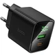 Мережевий зарядний пристрій HOCO CS84A Excellent with digital display PD30W+QC3.0 (1USB-A/1C) (Black) (243553) - зображення 3