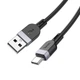 Дата кабель HOCO X109 Energy silicone USB to Type-C (2m) (Black) (243747) - изображение 4
