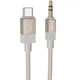 Аудіо кабель Aux HOCO UPA32B Clever digital (Type-C to AUX 3.5mm) (1m) (Gold) (243331) - зображення 1