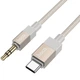 Аудіо кабель Aux HOCO UPA32B Clever digital (Type-C to AUX 3.5mm) (1m) (Gold) (243331) - зображення 3
