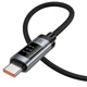 Дата кабель HOCO U148 Lord with display USB to Type-C 100W (1.2m) (Black) (243539) - изображение 4