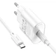 Сетевое зарядное устройство HOCO C109A Fighter PD20W (1USB-C) + кабель Type-C to Type-C (White) (243515) - изображение 4