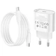 Сетевое зарядное устройство HOCO C109A Fighter PD20W (1USB-C) + кабель Type-C to Type-C (White) (243515) - изображение 6