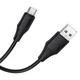 Дата кабель HOCO X124 Bien silicone USB to Type-C 3A (1m) (Black) (243546) - изображение 3