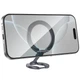 Магнитный держатель для телефона HOCO GH9 Double-ring (Metal gray) (243571) - изображение 4