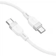 Дата кабель HOCO X109 Energy silicone Type-C to Type-C 60W (1m) (White) (243335) - изображение 2