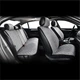Комплект премиум накидок для сидений CarLife Turbo Серый (SC30204) - изображение 7