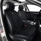 Премиум накидки для передних сидений CarLife Turbo 2 шт Черные (SC30102) - изображение 3