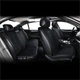 Комплект премиум накидок для сидений CarLife Turbo Черный (SC30104) - изображение 7