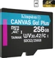 Карта пам'яті Kingston MicroSDXC 256GB Canvas Go! Plus Class 10 UHS-I U3 V30 A2 (SDCG3/256GBSP) - изображение 2