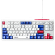 Клавіатура INPHIC K9 ENG White Blue - зображення 1