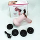 Антицеллюлитный массажер для тела с 4 насадками и 6 скоростями Deep Rolling Massager розовый - изображение 2