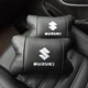 Набор кожаных подушек Suzuki с вышивкой логотипа + брелок в подарок для авто - изображение 3