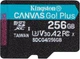 Карта пам'яті Kingston microSD 256GB C10 UHS-I U3 A2 V30 R200/W160MB/s - зображення 1
