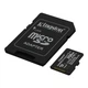 Kingston Карта пам'яті Kingston microSD 256GB C10 UHS-I A1 V10 R150MB/s + SD - изображение 2