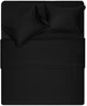Простыня на резинке Mix&Match Premium, 160х200+30см, 100% хлопок, сатин, черный ARDESTO 000321401 - изображение 1