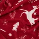 Плед Christmas Flannel 160х200см, 100% полиэстер, олени, красный ARDESTO (2000003211524) - изображение 6