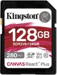 Карта памяти SD 128GB C10 UHS-II U3 R280/W100MB/s Kingston (teh0013272) - изображение 1