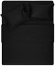Підковдра ARDESTO Mix&Match Premium, 160х220см, 100% бавовна, сатин, чорний - изображение 1