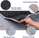 Багаторазова пелюшка Derby Washable Reusable Dog Pee Pad PM001 Grey, 70х100 см - зображення 5