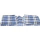 Багаторазова пелюшка для собак Derby Washable Reusable Pet Pee Pad, Blue Plaid 60х120 см - зображення 4