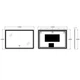 Зеркало Zerix 5 мм 120х80 см LED Touch с подсветкой Белое с подогревом (616169) - изображение 4