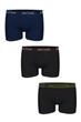 Трусы боксеры, 3 штуки John Frank 56(3XL) Чёрный-Синий (129341) - изображение 1