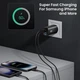 Зарядний пристрій ASOMETECH RCE-6501 65Wmax GAN (PPS, PD3.0, QC4+) порти 2TypeC + 1USB Black (43616) - зображення 8