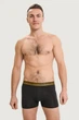 Трусы боксеры, 3 штуки John Frank 56(3XL) Чёрный-Синий (129341) - изображение 4