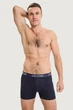 Трусы боксеры, 3 штуки John Frank 56(3XL) Чёрный-Синий (129341) - изображение 11