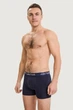 Трусы боксеры, 3 штуки John Frank 56(3XL) Чёрный-Синий (129341) - изображение 12