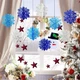 Снежинки Алмазная Мозаика SHLab GS-401 10x9 см (комплект 9 шт.) (43475) - изображение 2