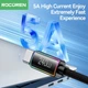 Интерфейсный кабель Rocoren RCXCTT2-MC01 240W 480Mbps (E-marker 48V 5A) RGB TypeC-TypeC 1m Black (43615) - изображение 7