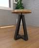 Табурет в стиле лофт EcoLoft Триго DSP-1334-1 Дуб Аппалачи - изображение 1