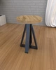 Табурет в стиле лофт EcoLoft Триго DSP-1334-1 Дуб Аппалачи - изображение 3