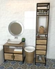 Пенал для ванної в стилі лофт EcoLoft Фьора DSP-1321-1 - зображення 1