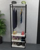 Открытый шкаф-вешалка в стиле лофт EcoLoft Фьорд DSP-1319-2 - изображение 1
