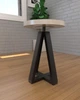 Табурет в стиле лофт EcoLoft Триго DSP-1334-2 Дуб Кортона - изображение 2