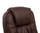 Офісне, комп'ютерне крісло Infinito Premium Comfort Brown з механізмом гойдання TILT та хромованою хрестовиною (до 120 кг) - зображення 8