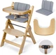 Krzesełko do karmienia Nukido Timo drewniane (5903890630584) - obraz 2