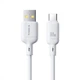 Кабель Baseus Silky Series Fast Charging Type-C 100W (2m) white - зображення 1