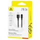 Кабель Baseus Silky Series Fast Charging Lightning 2.4A (2m) black - изображение 3